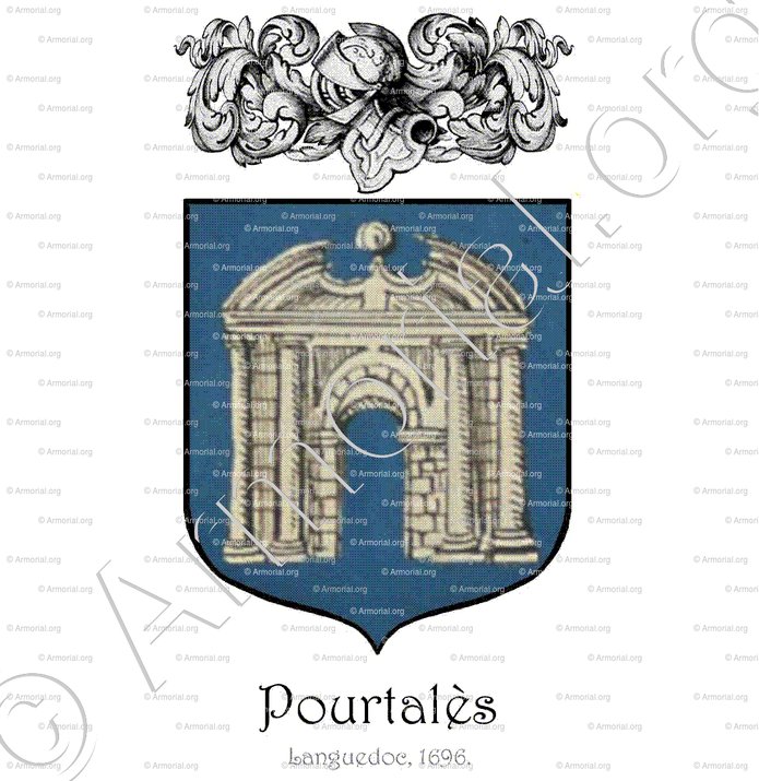POURTALÈS_Languedoc, 1696._France