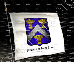 drapeau-FRANÇON DE SAINT-JEAN_Île-de-France_France