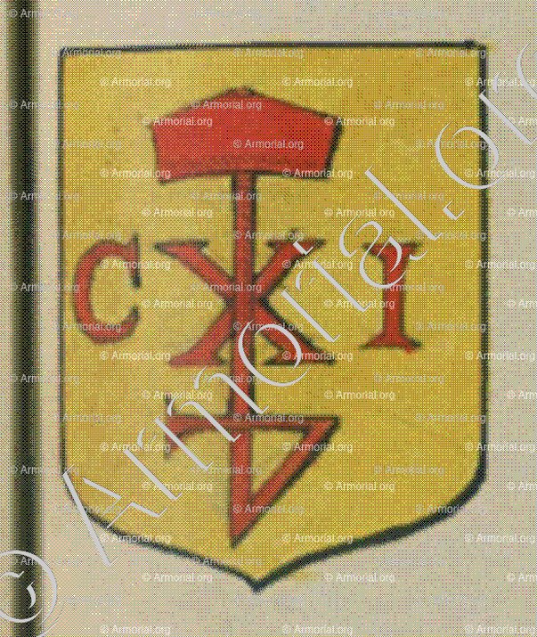 JACKLIN (Alsace)_Blason enregistré sous le règne de Louis XIV_France 