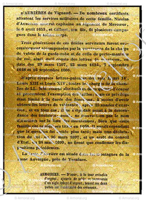 AURIERES du Vignaud (d')_(Exposition L.S. Jemmapes, Mairie du Xe arr. Paris, 1988)._France (iii)