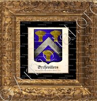 cadre-ancien-or-ORCHEVILLERS_La seigneurie d'Orchevillers. Alsace, 1696._France