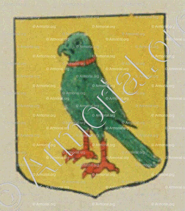 de BICHENAU fe de HARINGEN (Alsace)_Blason enregistré sous le règne de Louis XIV_France