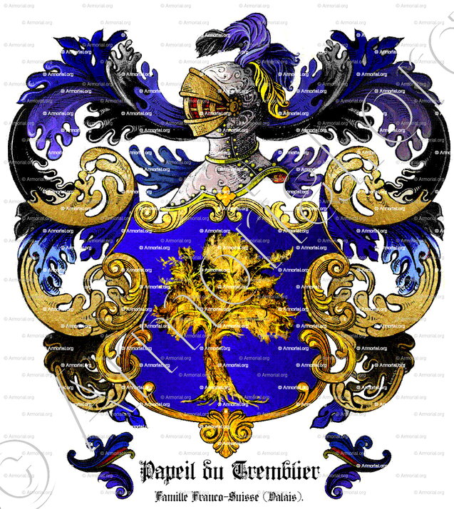 PAPEIL du TREMBLIER_Famille Franco Suisse (Valais)_France Suisse (iv)