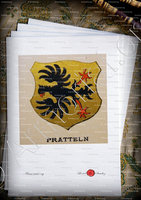 velin-d-Arches-PRATTELN_Wappenbuch der Stadt Basel . B.Meyer Knaus 1880_Schweiz 