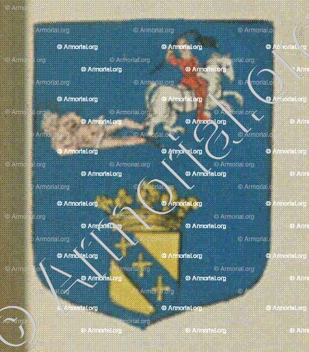 La ville de St Hipolite (Alsace)_Blason enregistré sous le règne de Louis XIV_France 