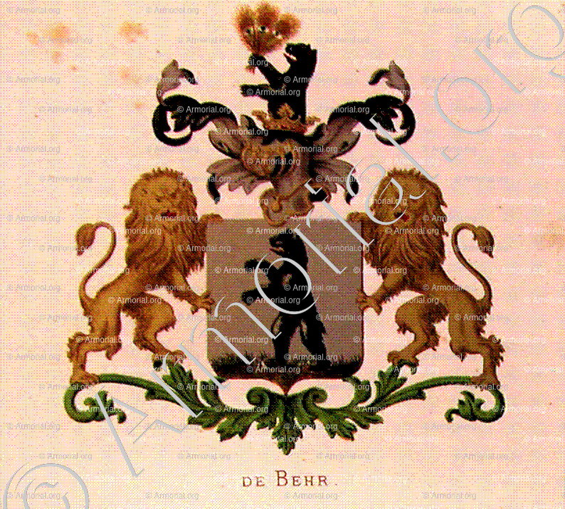 De BEHR_Wapenboek van den Nederlandschen Adel door J.B.Rietstap 1883 1887._Nederland