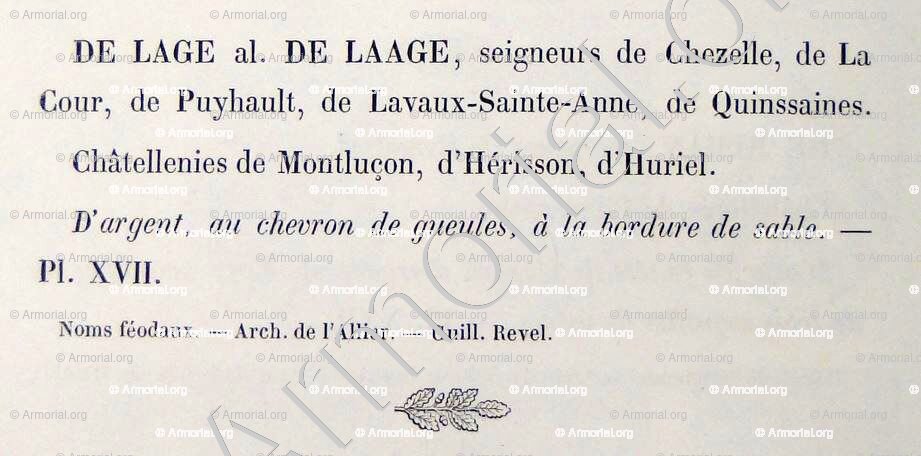 De LAAGE