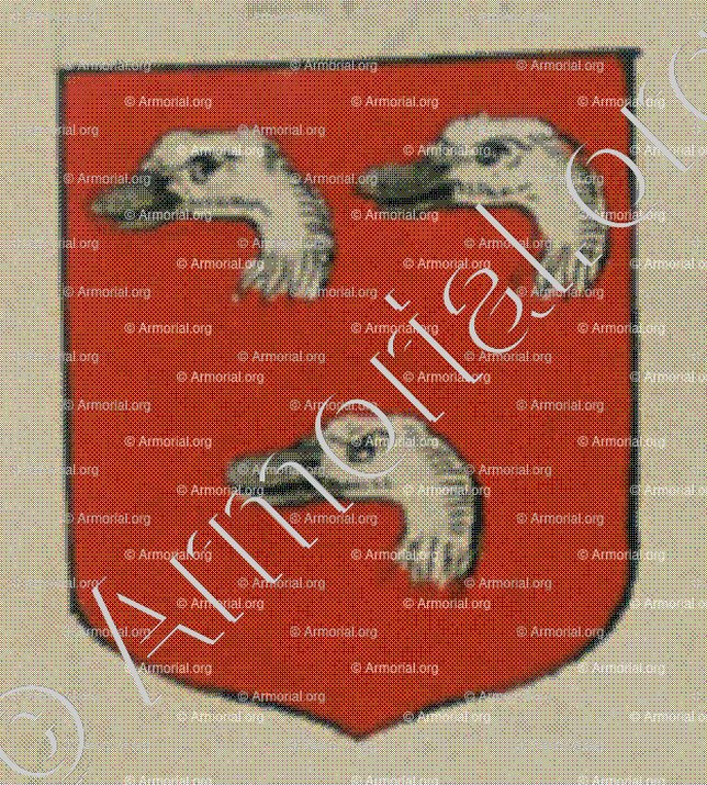 de BOISGAUTIER fe DIETERMAN (Alsace)_Blason enregistré sous le règne de Louis XIV_France