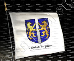 drapeau-RASTEL de ROCHEBLAVE_Comtat-Venaissin, Dauphiné.Kaskaskia, Québec._FranceUSA Canada (2) HD