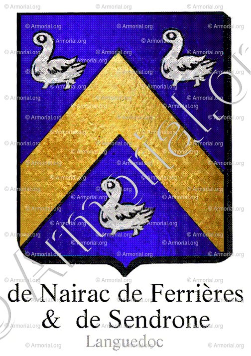 de NAIRAC de FERRIERES & de SENDRONE_Languedoc_France (+++)