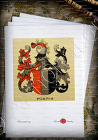 velin-d-Arches-PÜMPIN_Wappenbuch der Stadt Basel . B.Meyer Knaus 1880_Schweiz 