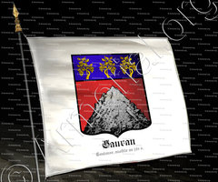drapeau-GAURAN_Toulouse, anoblie au XVIIIe s._France