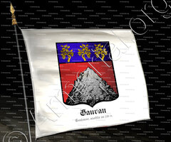 drapeau-GAURAN_Toulouse, anoblie au XVIIIe s._France