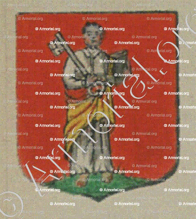 La ville d'Egiisheim (Alsace)_Blason enregistré sous le règne de Louis XIV_France 