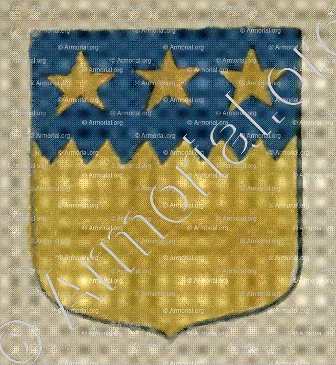 de BOSNE (Alsace)_Blason enregistré sous le règne de Louis XIV_France