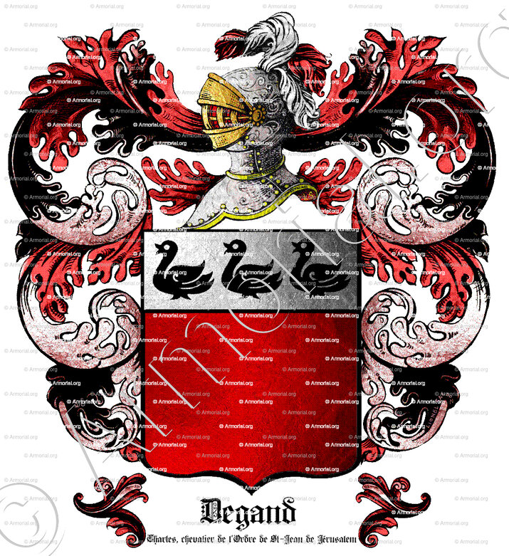 DEGAND_Charles, chevalier de l'Ordre de St-Jean de Jérusalem (Bourgogne)_France (ii)