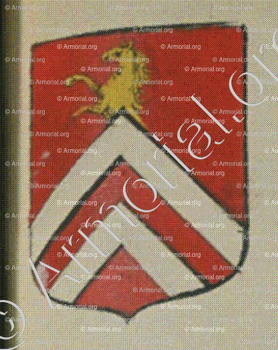 JANURET de la BELLOTIERRE de BREBOTTE (Alsace)_Blason enregistré sous le règne de Louis XIV_France 