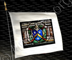 drapeau-BENOIST de LOSTENDE_Eglise Cathédrale de Limoges_France