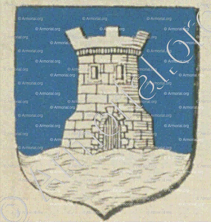 GUILLIN de PITON (La Rochelle)_Blason enregistré sous le règne de Louis XIV._France
