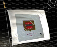 drapeau-NISSE 1800 AUTRICHE_Armorial Nice. (J. Casal, 1903) (Bibl. mun. de Nice)._France