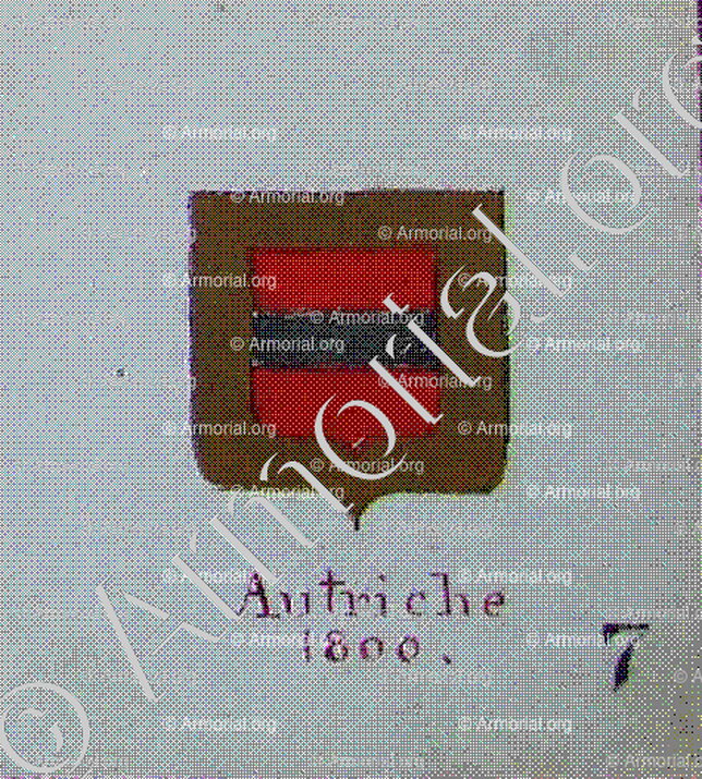 NISSE 1800 AUTRICHE_Armorial Nice. (J. Casal, 1903) (Bibl. mun. de Nice)._France