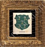 cadre-ancien-or-REBHAUS_Wappenbuch der Stadt Basel . B.Meyer Knaus 1880_Schweiz 