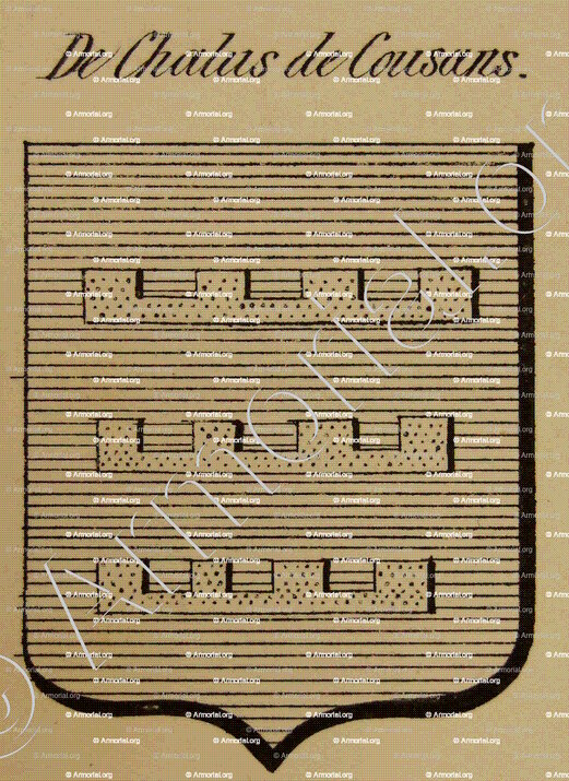 DE CHALUS DE COUSANS_Auvergne_Franc