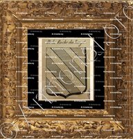 cadre-ancien-or-DE LA ROCHE DU RONZET_Auvergne_France