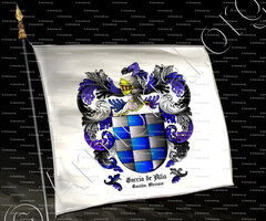 drapeau-GARCÍA de ALBA_Castilla, Mexique_España (i)
