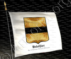 drapeau-BALATHIER_Sgr. de Lantages, Baron de Villargois_France