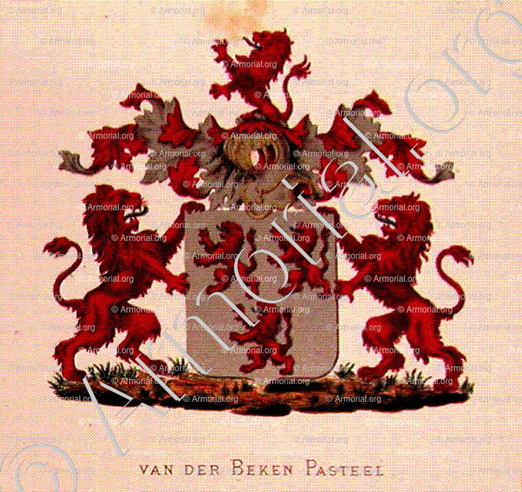 Van der BEXEN_Wapenboek van den Nederlandschen Adel door J.B.Rietstap 1883 1887._Nederland