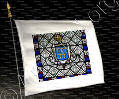 drapeau-CHAPITRE DE LIMOGES_écusson de l'église de Limoges_France (3)