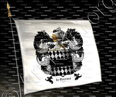 drapeau-de CARRERE_Ledux et Exfos. Béarn, 1696._France..