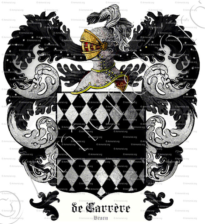 de CARRERE_Ledux et Exfos. Béarn, 1696._France..
