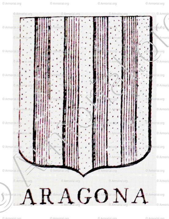 ARAGONA_Incisione a bulino del 1756._Europa