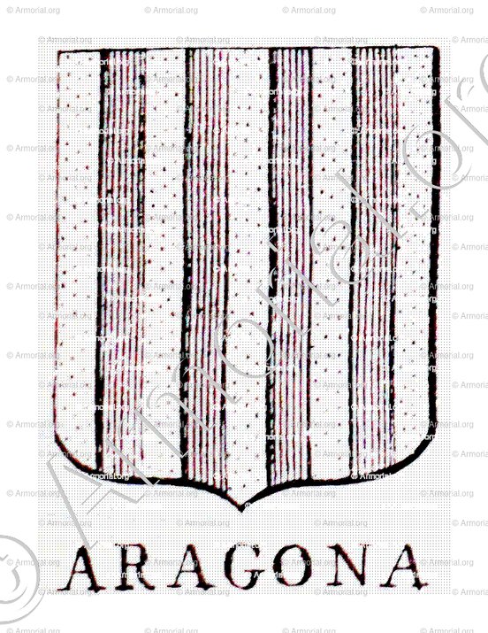ARAGONA_Incisione a bulino del 1756._Europa