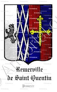 REMERVILLE de SAINT QUENTIN