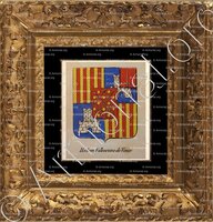 cadre-ancien-or-HELION VILLENEUVE DE VENCE_Noblesse d'Empire._France