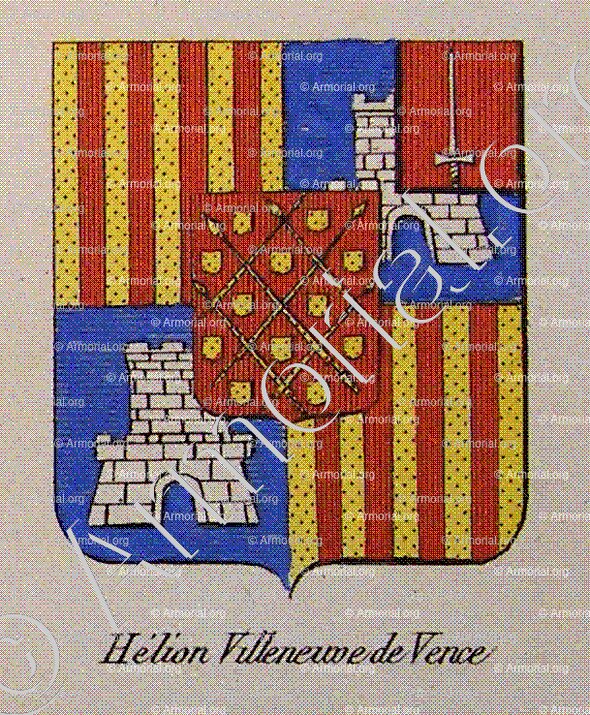 HELION VILLENEUVE DE VENCE_Noblesse d'Empire._France