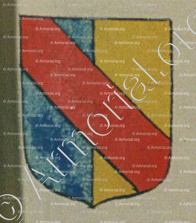 de CHALMAZEL (Alsace)_Blason enregistré sous le règne de Louis XIV_France