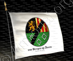 drapeau-van BERGEN op ZOOM_Bergen Op Zoom. Noord-Brabant_Nederland.