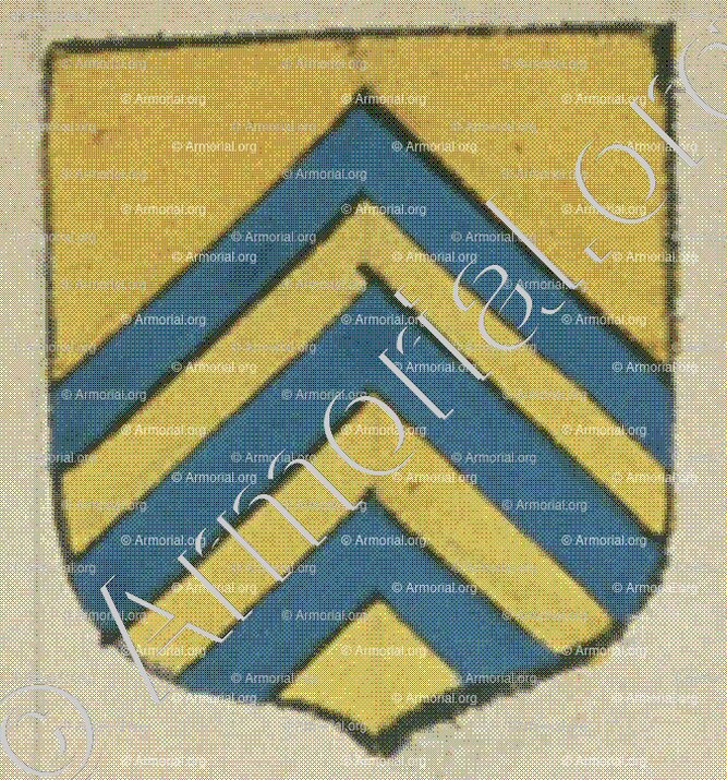 HEGRET (La Rochelle)_Blason enregistré sous le règne de Louis XIV._France