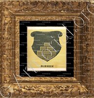 cadre-ancien-or-RIEHEN_Wappenbuch der Stadt Basel . B.Meyer Knaus 1880_Schweiz 