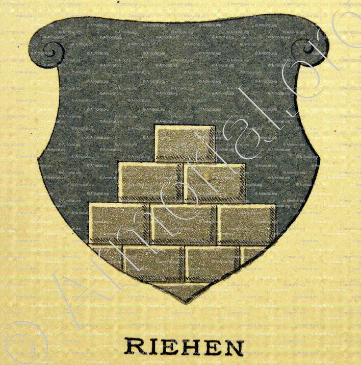 RIEHEN_Wappenbuch der Stadt Basel . B.Meyer Knaus 1880_Schweiz 