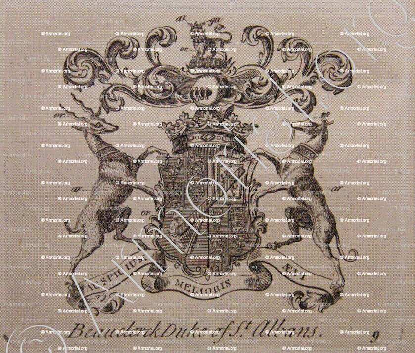 BEAUCLERCK Duke of ST ALBANS_The Peerage England, 1779._England