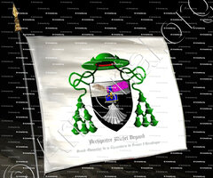 drapeau-Archiprêtre MICHEL DEGAND_Grand-Chancelier de la Chancellerie de France d'Héraldique_France.