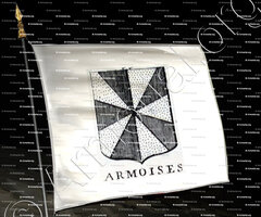 drapeau-ARMOISES_Incisione a bulino del 1756._Europa
