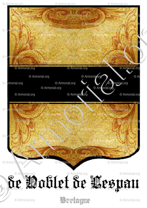de NOBLET de LESPAU_Bretagne_France