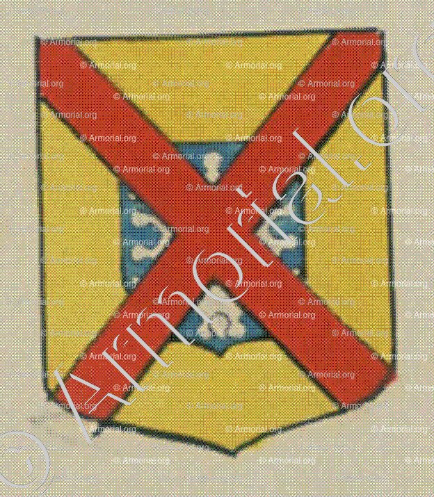 de CHAVENBOURG fe TOUCHIES de REINFELDEN (Alsace)_Blason enregistré sous le règne de Louis XIV_France