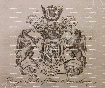 DOUGLAS Duke of DOVER & QUEENSBERRY